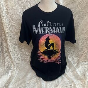 Disney Black Cotton T-Shirt